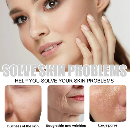 Ginseng Face Essence Anti Aging Fading Fine Lines Wrinkles Remover Tightening Brightening Moisturizing Hyaluronic Acid Serum - Shiny Leaf