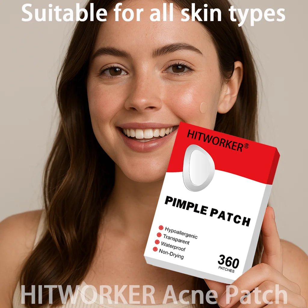 360Count Acne Patch, Covers Pimple And Acne, Acne Pimple Patch for Covering Zits And Blemishes, Spot Stickers for Face And Skin - Shiny Leaf